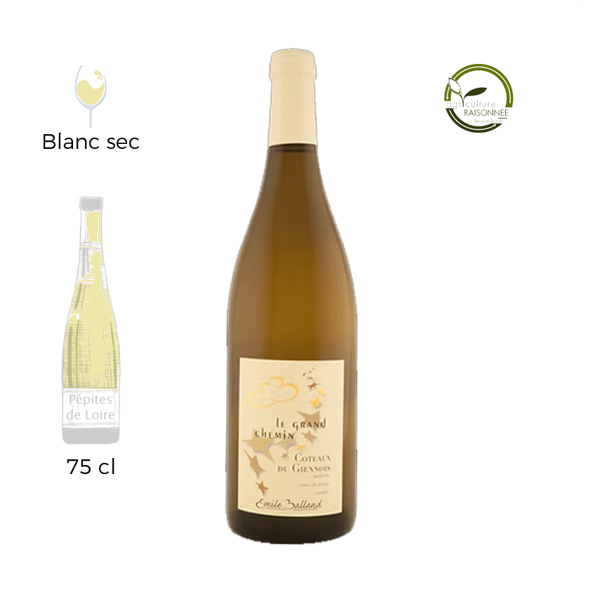 Le Grand Chemin blanc du Domaine Emile Balland en Coteaux du Giennois